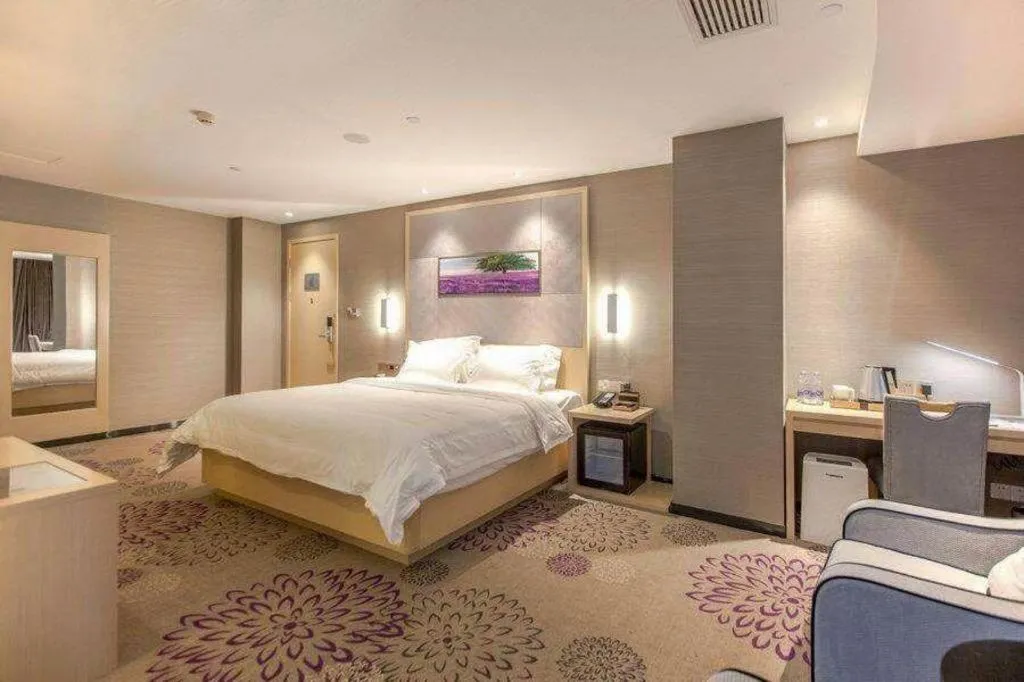 Bed in Lavande Hotel Wuhan Jianghan Road Subway Station