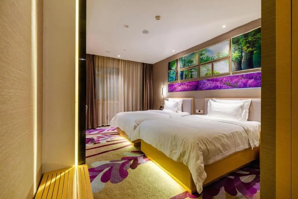 Bed in Lavande Hotel Wuhan Jianghan Road Subway Station