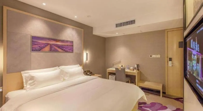 Bed in Lavande Hotel Wuhan Jianghan Road Subway Station