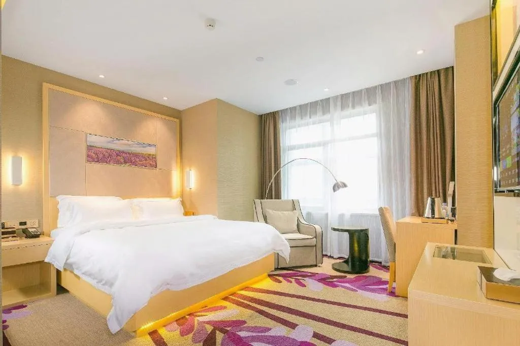 Bed in Lavande Hotel Wuhan Jianghan Road Subway Station