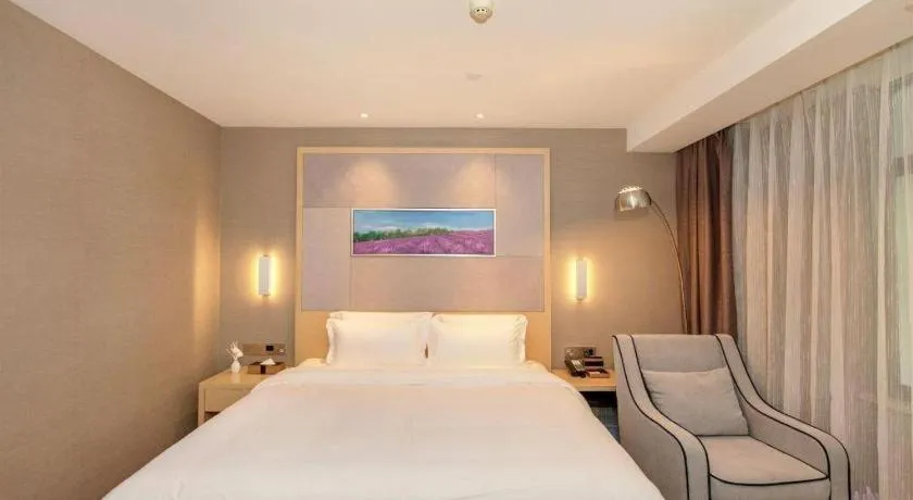 Bed in Lavande Hotel Wuhan Jianghan Road Subway Station