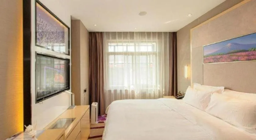 Bed in Lavande Hotel Wuhan Jianghan Road Subway Station