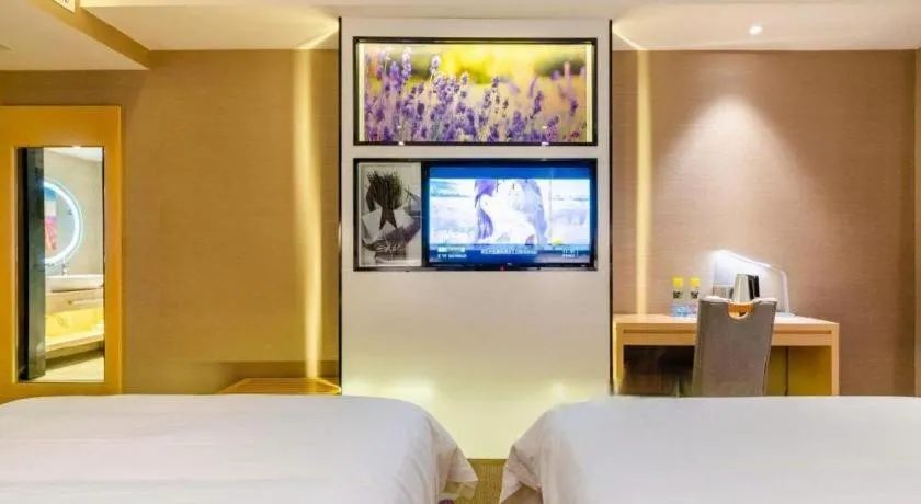 Bed in Lavande Hotel Wuhan Jianghan Road Subway Station