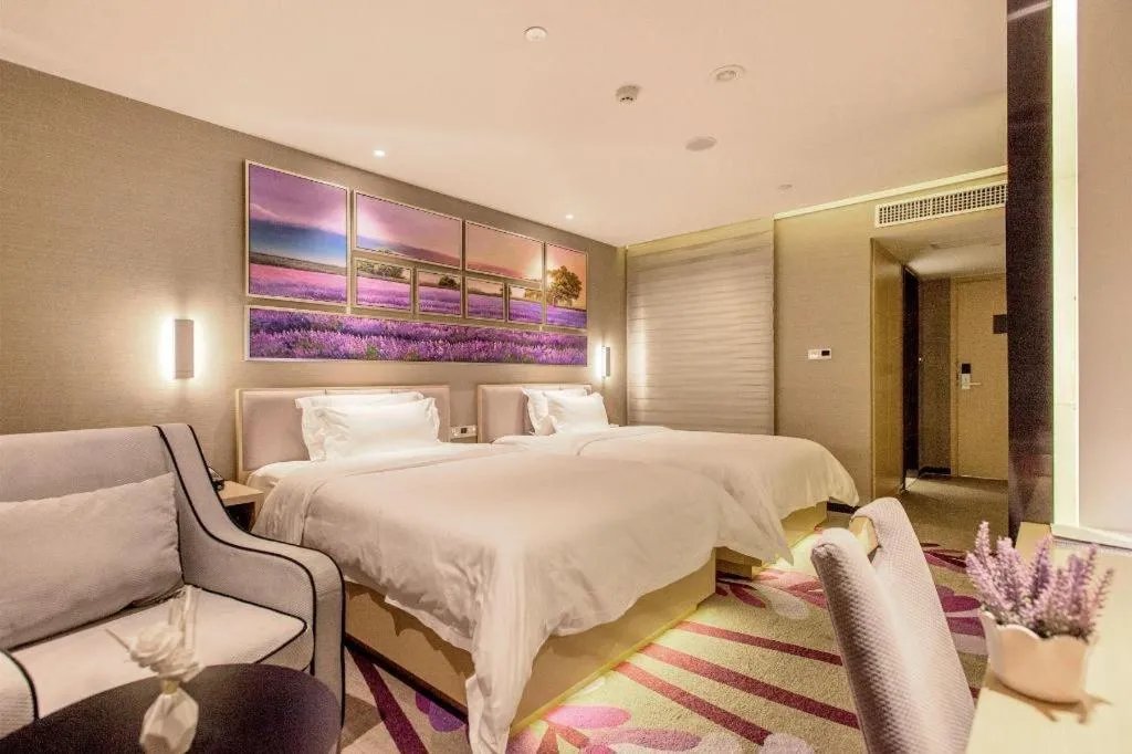 Bed in Lavande Hotel Wuhan Jianghan Road Subway Station