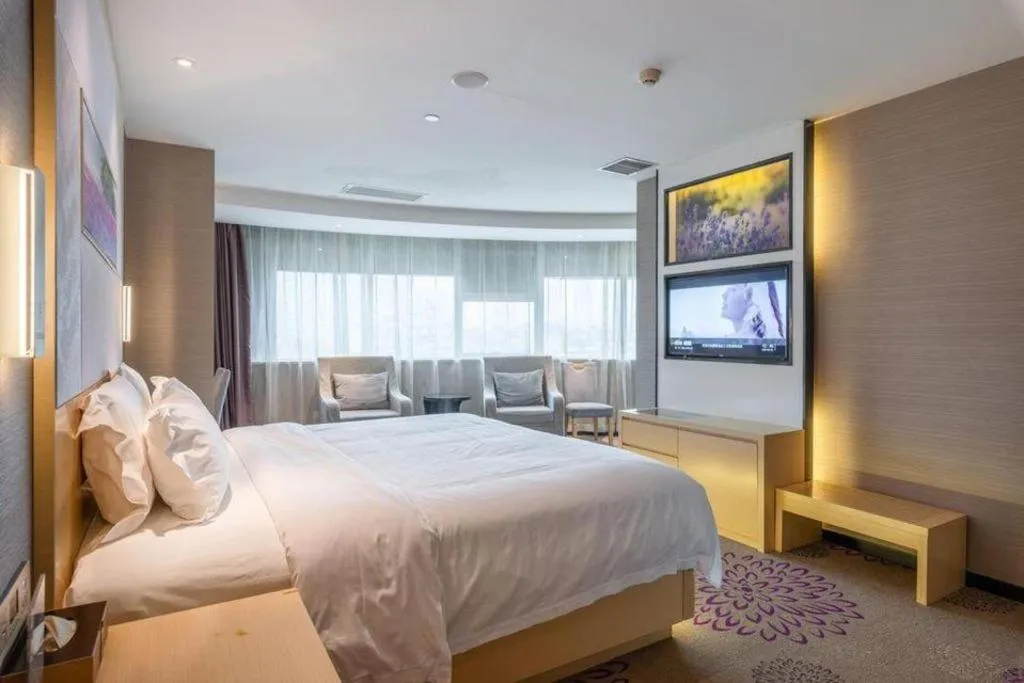Bed in Lavande Hotel Wuhan Jianghan Road Subway Station
