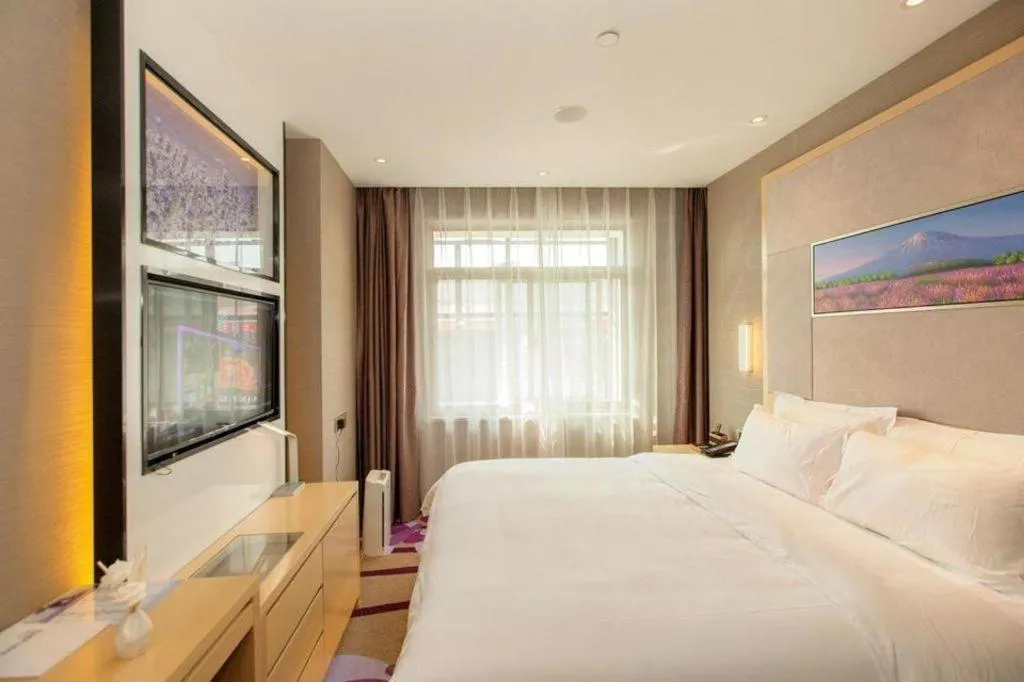 Bed in Lavande Hotel Wuhan Jianghan Road Subway Station