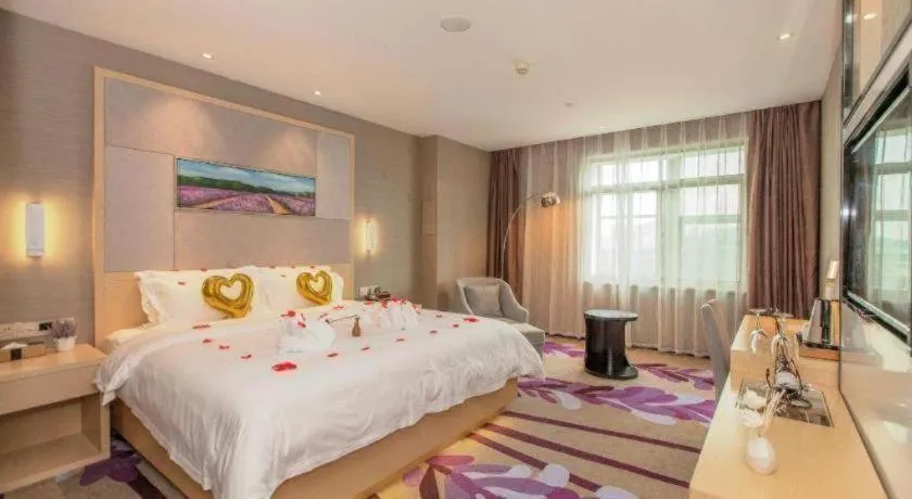 Bed in Lavande Hotel Wuhan Jianghan Road Subway Station