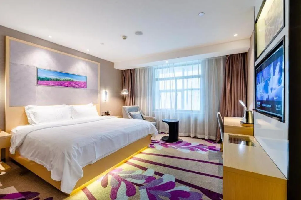 Bed in Lavande Hotel Wuhan Jianghan Road Subway Station
