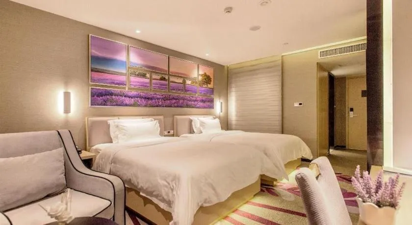 Bed in Lavande Hotel Wuhan Jianghan Road Subway Station