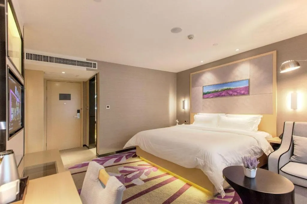 Bed in Lavande Hotel Wuhan Jianghan Road Subway Station