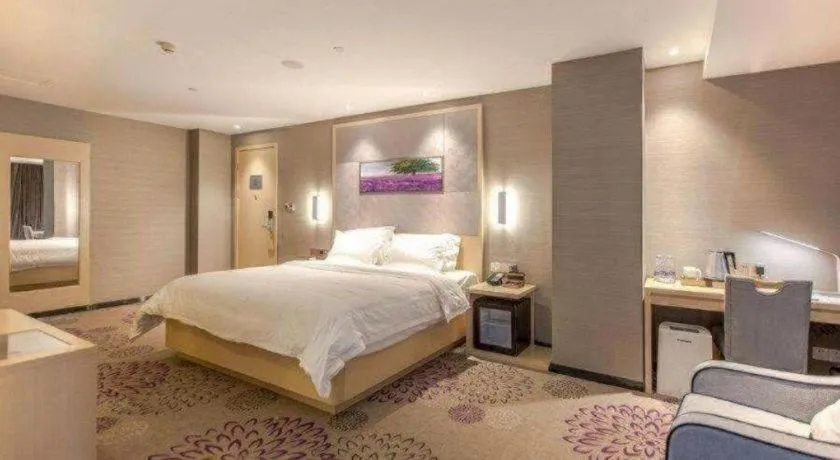 Bed in Lavande Hotel Wuhan Jianghan Road Subway Station