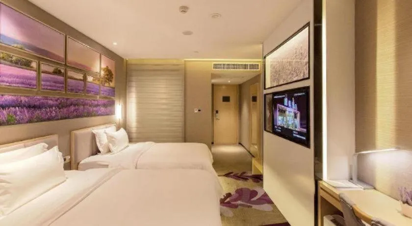 Bed in Lavande Hotel Wuhan Jianghan Road Subway Station