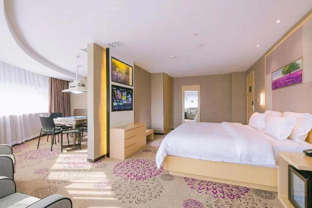 Bed in Lavande Hotel Wuhan Jianghan Road Subway Station