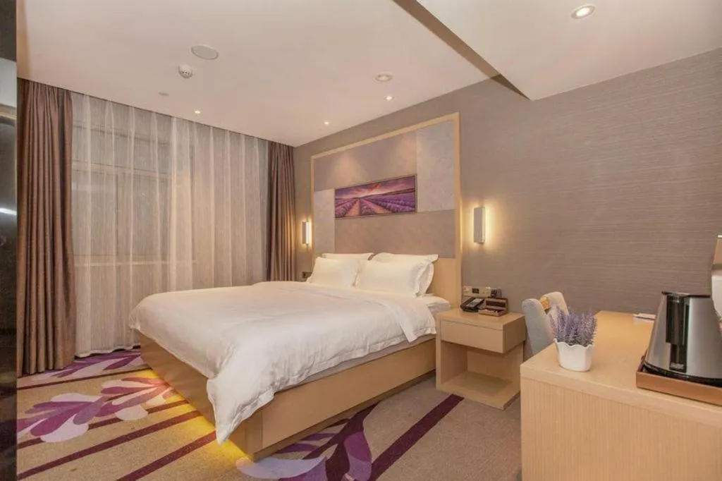 Bed in Lavande Hotel Wuhan Jianghan Road Subway Station