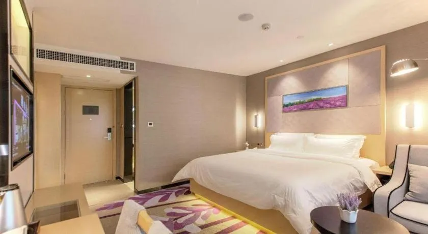 Bed in Lavande Hotel Wuhan Jianghan Road Subway Station