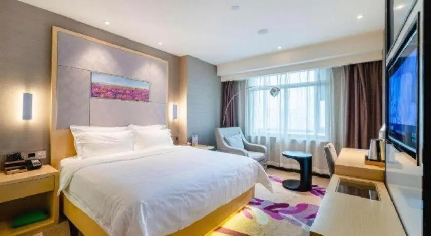 Bed in Lavande Hotel Wuhan Jianghan Road Subway Station