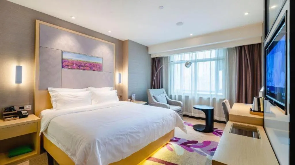 Bed in Lavande Hotel Wuhan Jianghan Road Subway Station