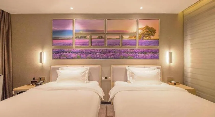 Bed in Lavande Hotel Wuhan Jianghan Road Subway Station