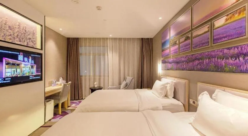 Bed in Lavande Hotel Wuhan Jianghan Road Subway Station