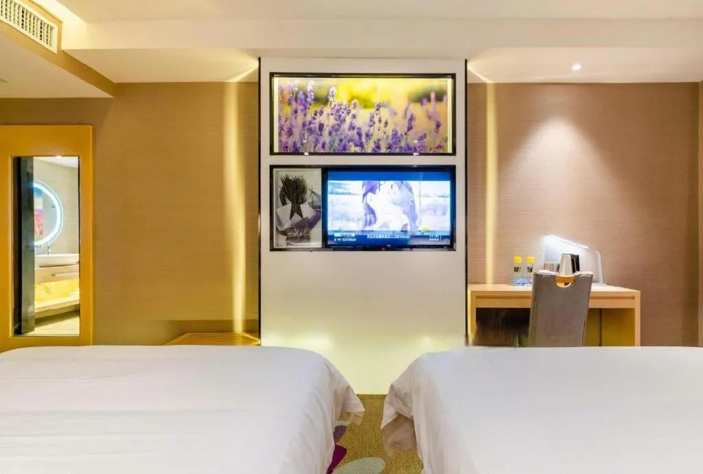 Bed in Lavande Hotel Wuhan Jianghan Road Subway Station