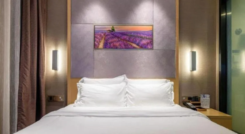 Bed in Lavande Hotel Wuhan Jianghan Road Subway Station