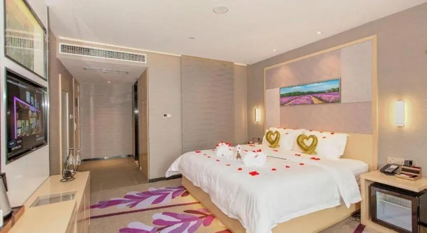 Bed in Lavande Hotel Wuhan Jianghan Road Subway Station
