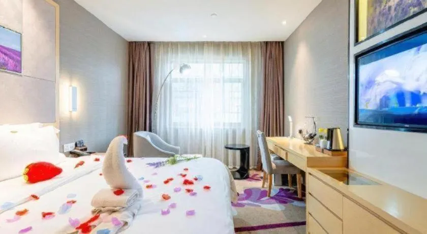 Bed in Lavande Hotel Wuhan Jianghan Road Subway Station