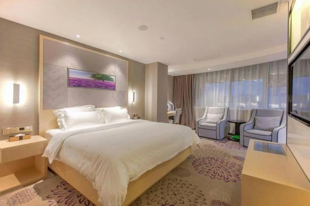 Bed in Lavande Hotel Wuhan Jianghan Road Subway Station
