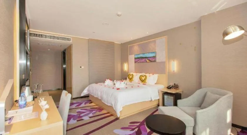 Bed in Lavande Hotel Wuhan Jianghan Road Subway Station