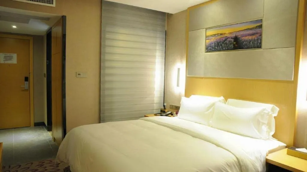 Bed in Lavande Hotel Guangzhou Shangxiajiu Pedestrian Street Hualin Temple Metro Station
