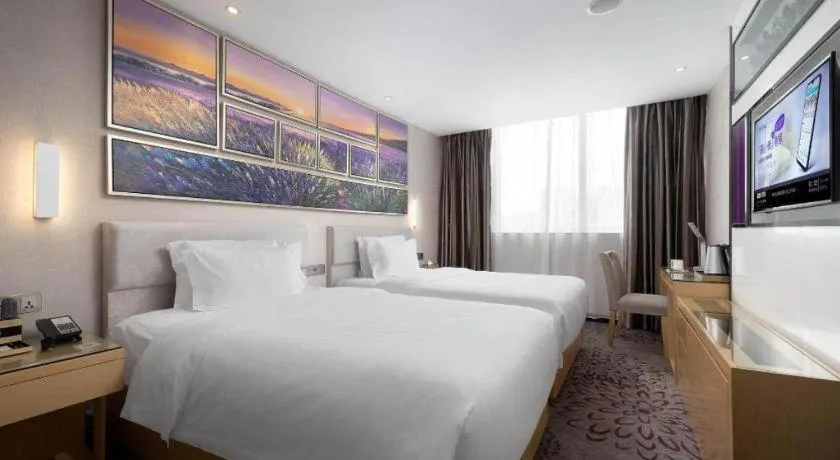 Bed in Lavande Hotel Guangzhou Shangxiajiu Pedestrian Street Hualin Temple Metro Station