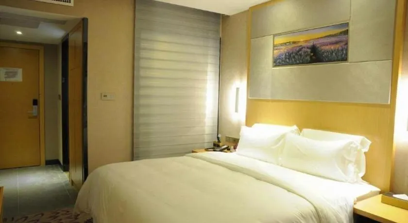 Bed in Lavande Hotel Guangzhou Shangxiajiu Pedestrian Street Hualin Temple Metro Station