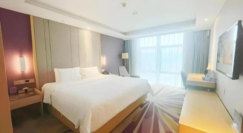 Bed in Lavande Hotel Beijing Olympic Village bird nest