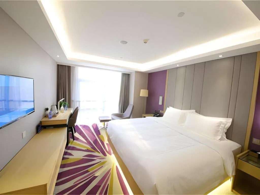 Bed in Lavande Hotel Beijing Olympic Village bird nest