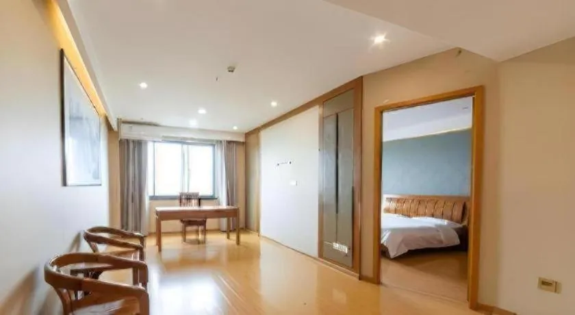 Bed in GreenTree Inn Xuancheng Jingxian Wannan First Street Express Hotel