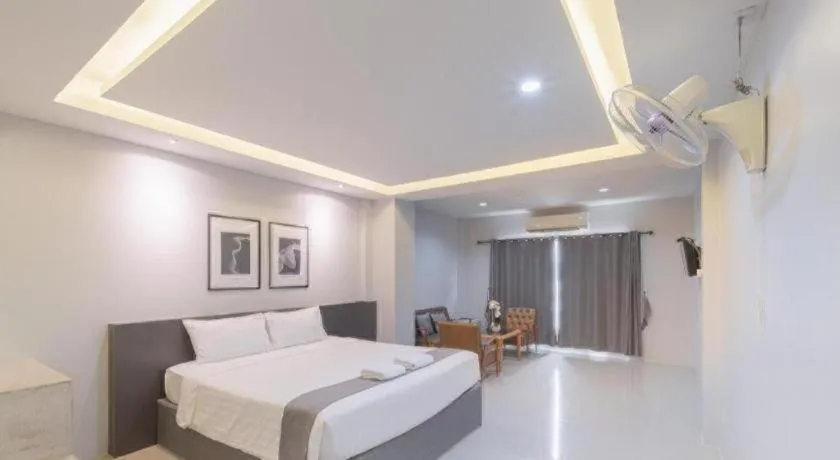 Bed in C2U Hotel Uthai Thani