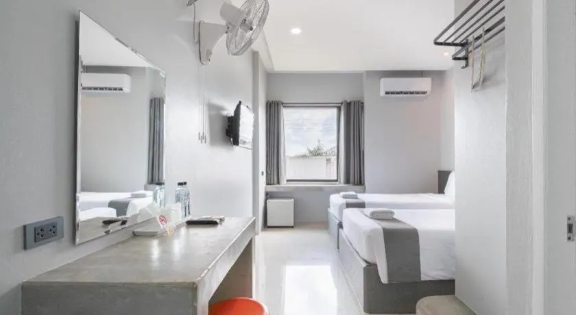 Bed in C2U Hotel Uthai Thani