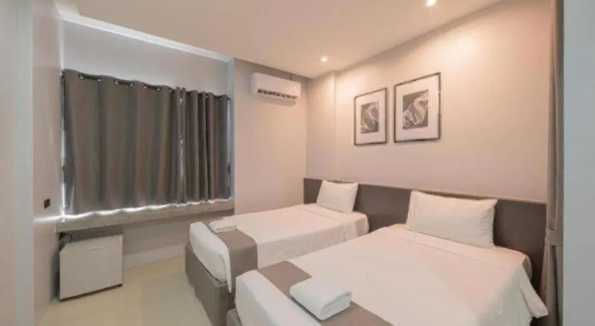 Bed in C2U Hotel Uthai Thani