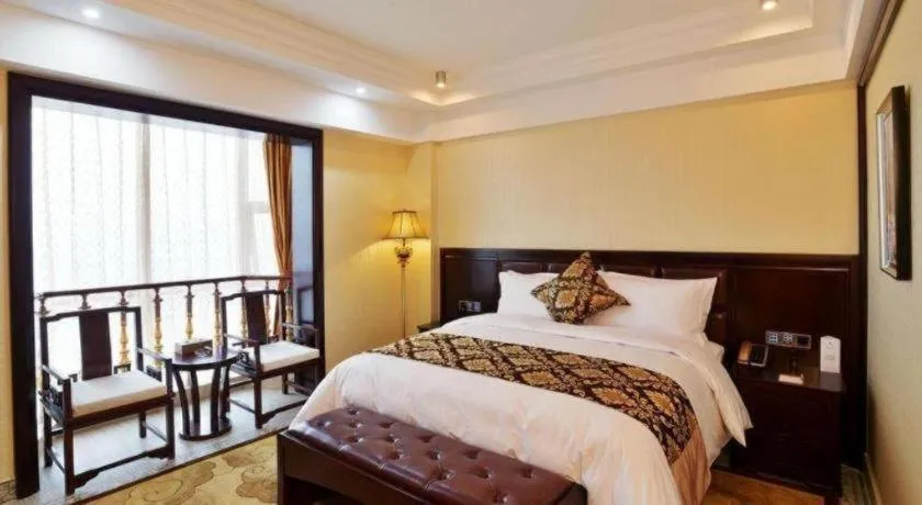 Bed in Wanjiale International Hotel