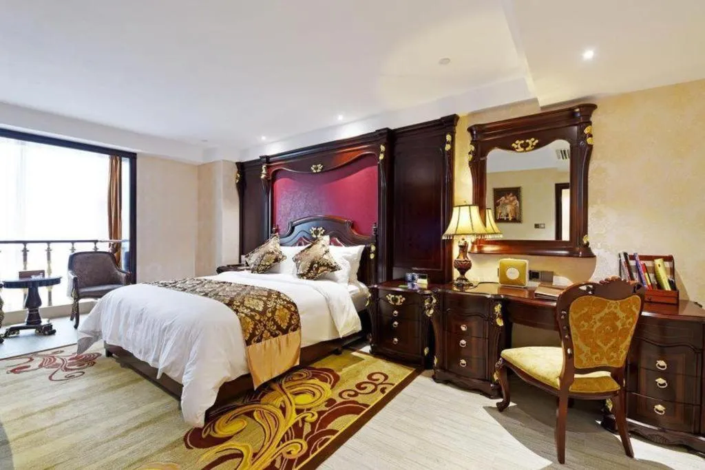 Bed in Wanjiale International Hotel