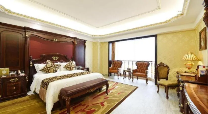 Bed in Wanjiale International Hotel