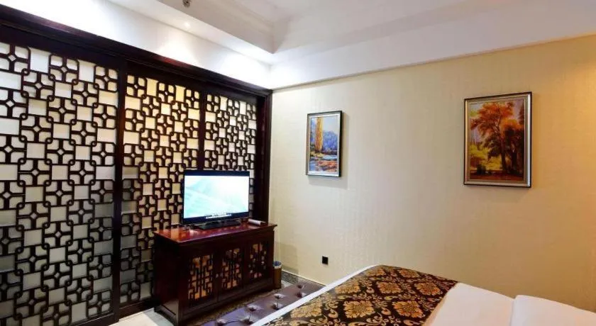 Bed in Wanjiale International Hotel