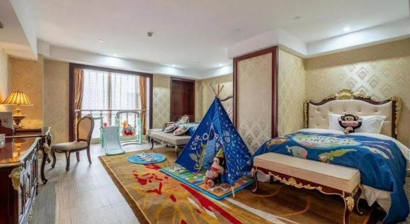 Bed in Wanjiale International Hotel