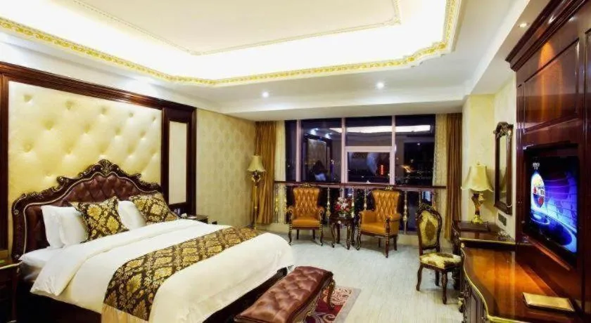 Bed in Wanjiale International Hotel