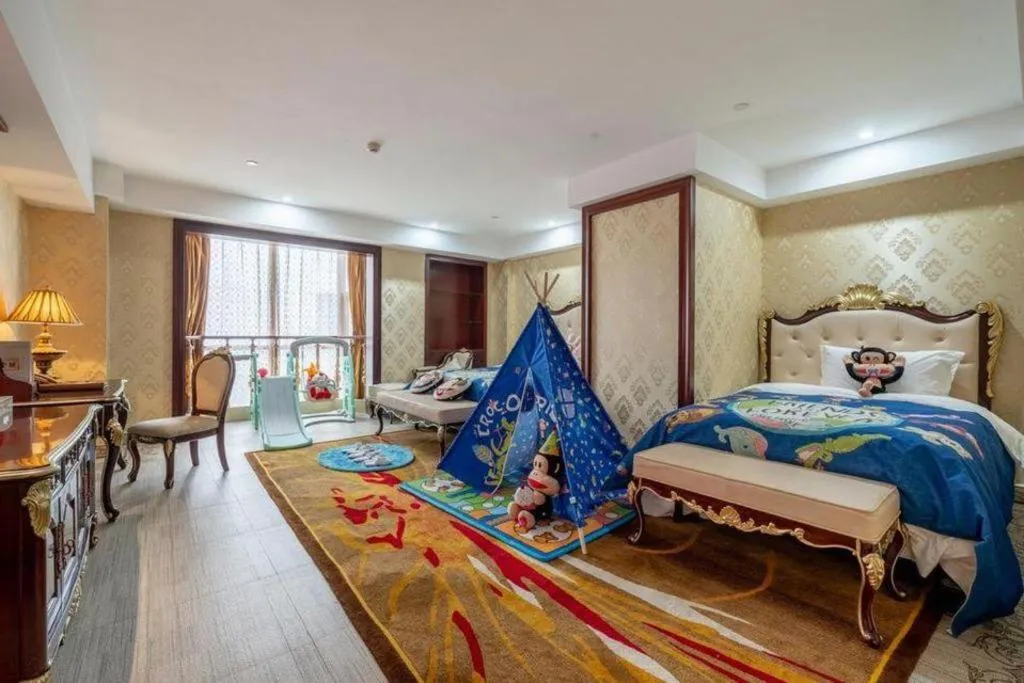 Bed in Wanjiale International Hotel