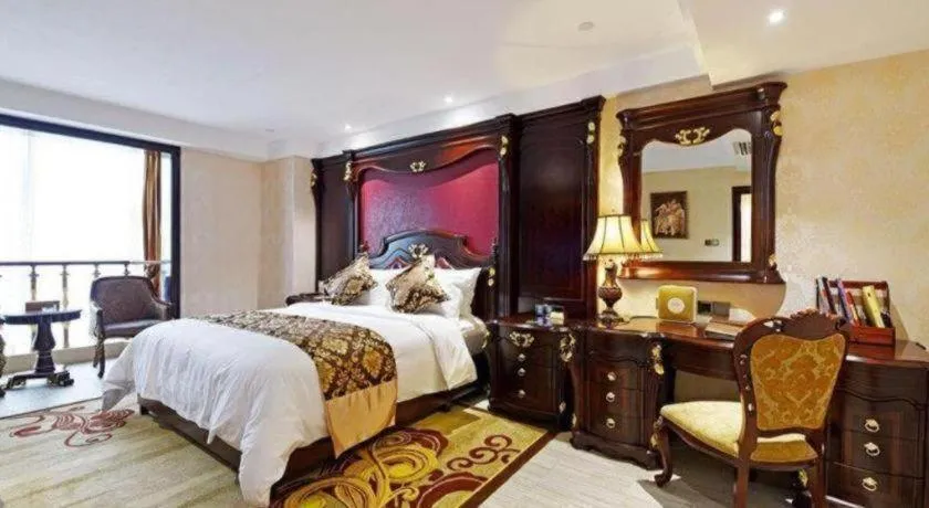 Bed in Wanjiale International Hotel