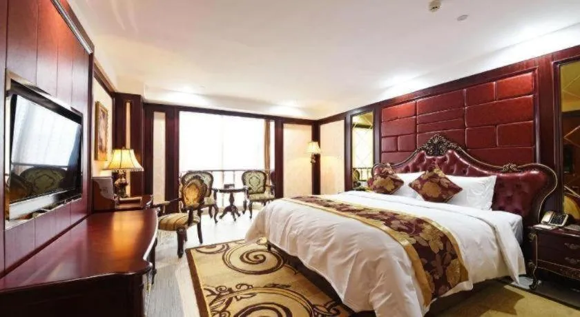 Bed in Wanjiale International Hotel