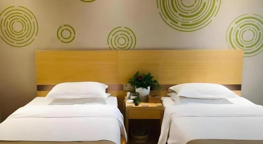 Bed in GreenTree Inn Heze Danxian Shangmaocheng Business Branch