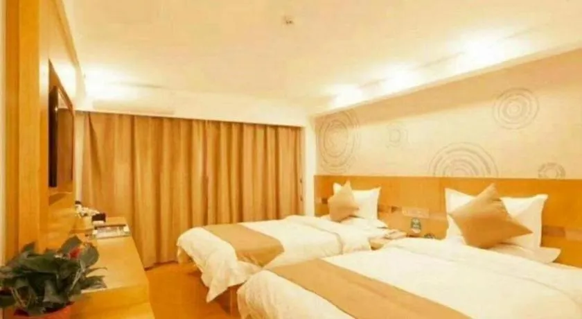 Bed in GreenTree Inn Heze Danxian Shangmaocheng Business Branch