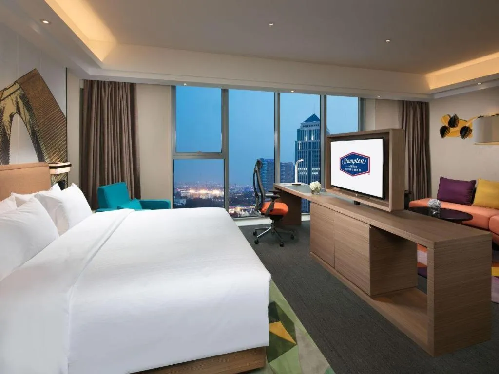 Bed in Hampton by Hilton Suzhou XiangCheng